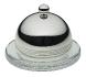 Glass individual butter dish with cover in silver plated - Ercuis